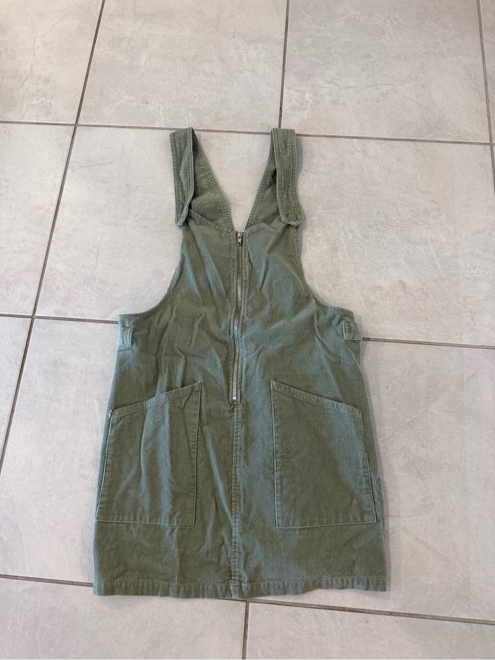 wild fable Olive Green Pinafore Jumper Dress